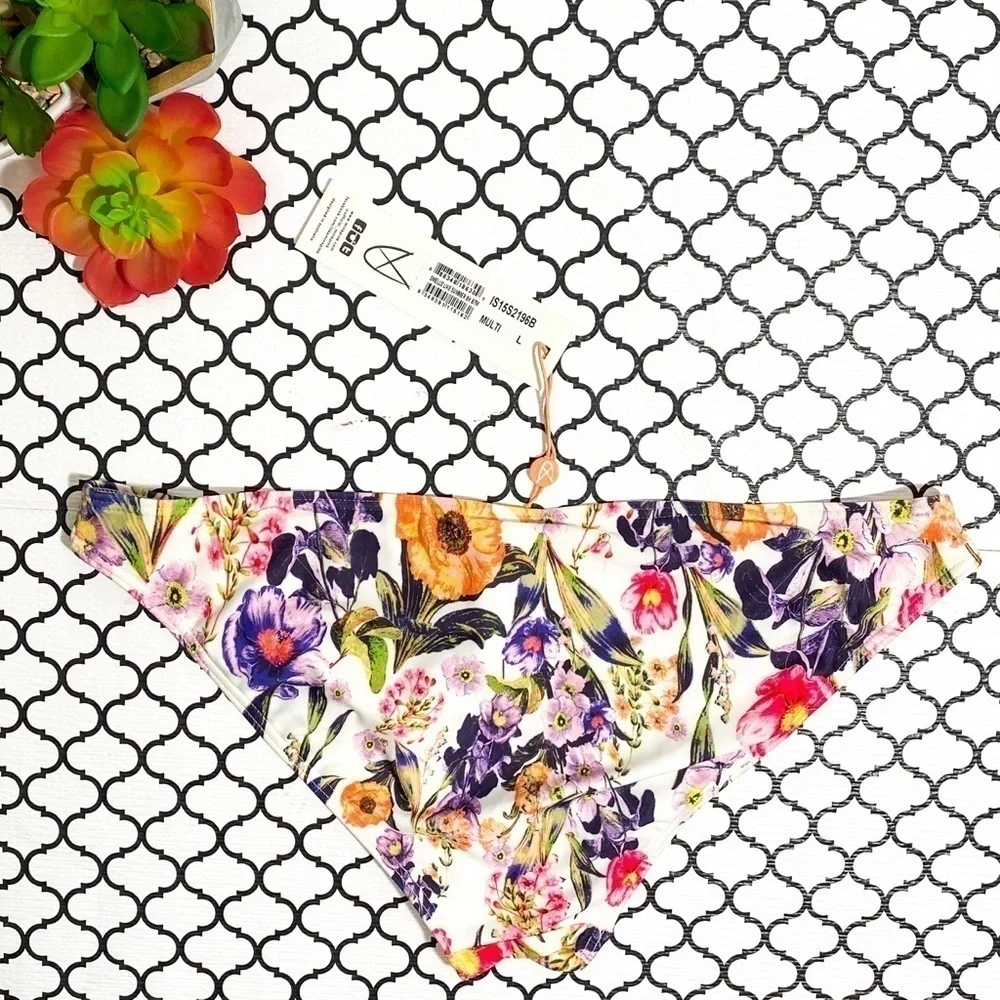 Minkpink floral swim bottoms
